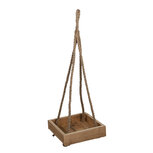 Clayre & Eef | Plantenhanger Binnen Bruin 25x25x6/72 cm | 6H2049 Clayre & Eef | Plantenhanger Binnen Bruin 25x25x6/72 cm | 6H2049