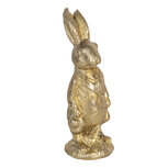 Clayre & Eef | Decoratie Beeld Konijn Goudkleurig 4x4x11 cm | 6PR3076GO Clayre & Eef | Decoratie Beeld Konijn Goudkleurig 4x4x11 cm | 6PR3076GO