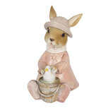 Clayre & Eef | Decoratie Konijn Roze 9x6x12 cm | 6PR3301 Clayre & Eef | Decoratie Konijn Roze 9x6x12 cm | 6PR3301
