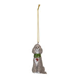 Clayre & Eef | Decoratie Hanger Grijs 5x3x8 cm | 6PR3490 Clayre & Eef | Decoratie Hanger Grijs 5x3x8 cm | 6PR3490