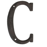 Clayre & Eef | IJzeren Letter C Bruin 8x1x13 cm | 6Y0840-C Clayre & Eef | IJzeren Letter C Bruin 8x1x13 cm | 6Y0840-C