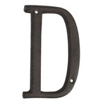 Clayre & Eef | IJzeren Letter D Bruin 8x1x13 cm | 6Y0840-D Clayre & Eef | IJzeren Letter D Bruin 8x1x13 cm | 6Y0840-D