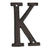 Clayre & Eef | IJzeren Letter K Bruin 8x1x13 cm | 6Y0840-K Clayre & Eef | IJzeren Letter K Bruin 8x1x13 cm | 6Y0840-K