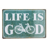 Clayre & Eef | Tekstbord Groen 30x1x20 cm | 6Y3133 Clayre & Eef | Tekstbord Groen 30x1x20 cm | 6Y3133