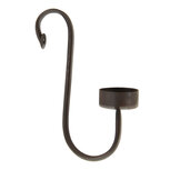 Clayre & Eef | Theelichthouder Zwart 4x9x18 cm | 6Y4715