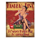 Clayre & Eef | Tekstbord Rood 20x1x25 cm | 6Y5102