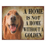 Clayre & Eef | Tekstbord Bruin 25x1x20 cm | 6Y5159