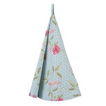 Clayre & Eef | Theedoek Blauw, Groen ø 80 cm | BLW48 Clayre & Eef | Theedoek Blauw, Groen ø 80 cm | BLW48
