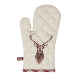 Clayre & Eef | Ovenwant Beige, Rood 18x30 cm | COL44 Clayre & Eef | Ovenwant Beige, Rood 18x30 cm | COL44