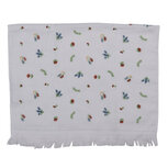 Clayre & Eef | Gastendoekje Wit, Bruin, Groen 40x66 cm | CTCAR Clayre & Eef | Gastendoekje Wit, Bruin, Groen 40x66 cm | CTCAR