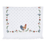 Clayre & Eef | Gastendoekje Wit, Groen, Blauw 40x66 cm | CTCOR Clayre & Eef | Gastendoekje Wit, Groen, Blauw 40x66 cm | CTCOR