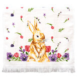 Clayre & Eef | Gastendoekje Paars, Beige 40x66 cm | CTHBU Clayre & Eef | Gastendoekje Paars, Beige 40x66 cm | CTHBU