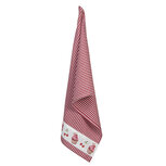 Clayre & Eef | Theedoek Rood, Wit 50x70 cm | CUP42-1 Clayre & Eef | Theedoek Rood, Wit 50x70 cm | CUP42-1