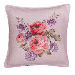Clayre & Eef | Kussenhoes Roze, Paars 40x40 cm | DTR21 Clayre & Eef | Kussenhoes Roze, Paars 40x40 cm | DTR21