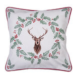 Clayre & Eef | Kussenhoes Wit, Rood 40x40 cm | HCH21 Clayre & Eef | Kussenhoes Wit, Rood 40x40 cm | HCH21