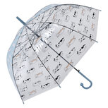 Clayre & Eef | Paraplu Volwassenen Blauw 60 cm | JZUM0055LBL Clayre & Eef | Paraplu Volwassenen Blauw 60 cm | JZUM0055LBL