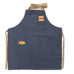 Clayre & Eef | Keukenschort Blauw 73x65 cm | KT041.034