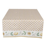 Clayre & Eef | Tafelloper Beige, Geel 50x140 cm | LEL64 Clayre & Eef | Tafelloper Beige, Geel 50x140 cm | LEL64