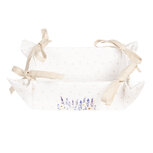 Clayre & Eef | Broodmand Paars, Wit 35x35x8 cm | LF47