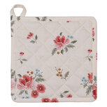 Clayre & Eef | Pannenlap Beige, Roze 20x20 cm | LRC45 Clayre & Eef | Pannenlap Beige, Roze 20x20 cm | LRC45