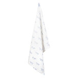 Clayre & Eef | Theedoek Wit, Blauw 50x70 cm | LWC42BL Clayre & Eef | Theedoek Wit, Blauw 50x70 cm | LWC42BL