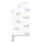 Clayre & Eef | Ovenwant Blauw, Wit 16x30 cm | LWC44BL Clayre & Eef | Ovenwant Blauw, Wit 16x30 cm | LWC44BL