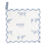 Clayre & Eef | Pannenlap Blauw, Wit 20x20 cm | LWC45BL Clayre & Eef | Pannenlap Blauw, Wit 20x20 cm | LWC45BL