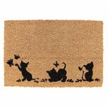 Clayre & Eef | Deurmat Binnen Kat Bruin 60x40x1 cm | MC139 Clayre & Eef | Deurmat Binnen Kat Bruin 60x40x1 cm | MC139