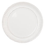 Clayre & Eef | Servies Ontbijtbord Wit ø 21x2 cm | PLDP Clayre & Eef | Servies Ontbijtbord Wit ø 21x2 cm | PLDP