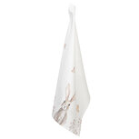 Clayre & Eef | Theedoek Wit, Bruin 50x70 cm | REB42 Clayre & Eef | Theedoek Wit, Bruin 50x70 cm | REB42