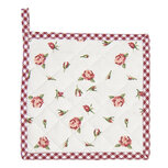 Clayre & Eef | Pannenlap Rood, Wit 20x20 cm | ROR45 Clayre & Eef | Pannenlap Rood, Wit 20x20 cm | ROR45