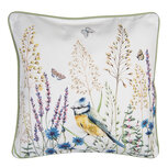 Clayre & Eef | Kussenhoes Wit Groen 40x40 cm | SFL21 Clayre & Eef | Kussenhoes Wit Groen 40x40 cm | SFL21