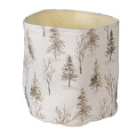 Clayre & Eef | Opbergmand Groen, Wit ø 16x14 cm | XD0075 Clayre & Eef | Opbergmand Groen, Wit ø 16x14 cm | XD0075