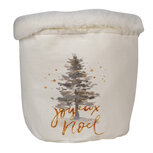 Clayre & Eef | Opbergmand Wit, Bruin ø 15x15 cm | XD0077 Clayre & Eef | Opbergmand Wit, Bruin ø 15x15 cm | XD0077