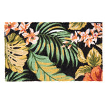 Clayre & Eef | Deurmat Binnen Zwart, Groen, Geel 75x45x1 cm | MC216 Clayre & Eef | Deurmat Binnen Zwart, Groen, Geel 75x45x1 cm | MC216