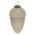 Clayre & Eef | Kerstbal Roze ø 7x12 cm | 6GL3726