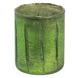 Clayre & Eef | Glazen Theelichthouder Groen ø 9x11 cm | 6GL3625 Clayre & Eef | Glazen Theelichthouder Groen ø 9x11 cm | 6GL3625