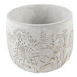 Clayre & Eef | Bloempot Binnen Grijs, Beige ø 14x11 cm | 6TE0403S Clayre & Eef | Bloempot Binnen Grijs, Beige ø 14x11 cm | 6TE0403S