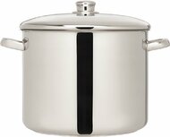 Sola | Soeppan 9 liter Kookpan - Ø 24 cm - Zilver - Inclusief deksel | SOLA9L-24 Sola | Soeppan 9 liter Kookpan - Ø 24 cm - Zilver - Inclusief deksel | SOLA9L-24