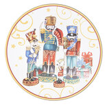 Clayre & Eef | Onderbord rood, Blauw ø 40x1 cm | 65108 Clayre & Eef | Onderbord rood, Blauw ø 40x1 cm | 65108