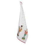 Clayre & Eef | Theedoek Wit Rood 50x70 cm | HLC42-2 Clayre & Eef | Theedoek Wit Rood 50x70 cm | HLC42-2