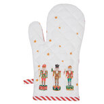 Clayre & Eef | Kind Ovenwant Wit Rood 12x21 cm | HLC44K Clayre & Eef | Kind Ovenwant Wit Rood 12x21 cm | HLC44K
