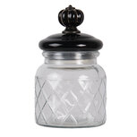 Clayre & Eef | Voorraadpot Deksel Transparant ø 10x17 cm / 600 ml | 6GL2410M Clayre & Eef | Voorraadpot Deksel Transparant ø 10x17 cm / 600 ml | 6GL2410M