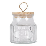 Clayre & Eef | Voorraadpot Deksel Transparant ø 12x13 cm | 6GL2921S Clayre & Eef | Voorraadpot Deksel Transparant ø 12x13 cm | 6GL2921S