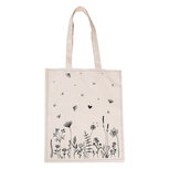 Clayre & Eef | Tas Beige Zwart 33x38 cm | FAF83