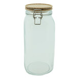 Clayre & Eef | Voorraadpot Deksel Transparant ø 11x25 cm / 2100 ml | 6GL4023 Clayre & Eef | Voorraadpot Deksel Transparant ø 11x25 cm / 2100 ml | 6GL4023