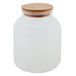 Clayre & Eef | Voorraadpot Deksel Transparant ø 12x15 cm / 1200 ml | 6GL4030 Clayre & Eef | Voorraadpot Deksel Transparant ø 12x15 cm / 1200 ml | 6GL4030