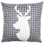 Clayre & Eef | Kussenhoes Grijs 45x45 cm | ANC24-1 Clayre & Eef | Kussenhoes Grijs 45x45 cm | ANC24-1