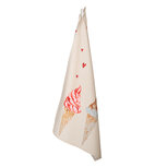 Clayre & Eef | Theedoek Beige Roze 50x70 cm | FAS42-1 Clayre & Eef | Theedoek Beige Roze 50x70 cm | FAS42-1