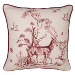 Clayre & Eef | Kussenhoes Wit Roze 40x40 cm | PFT21 Clayre & Eef | Kussenhoes Wit Roze 40x40 cm | PFT21